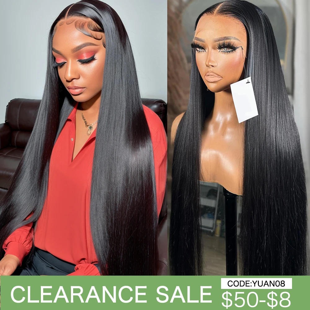 Bone Straight 13x4 13x6 HD Lace Front Human Hair Wig 250 Density Hd Lace Frontal Glueless Wig 360 Brazilian Hair Wigs For Women