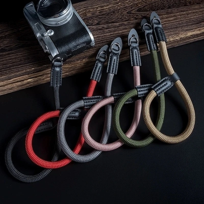 

For DSLR Digital Camera Leica Canon Fuji Nikon Olympus Pentax Sony hand-woven Nylon strong rope Camera Wrist Strap Wrist Band