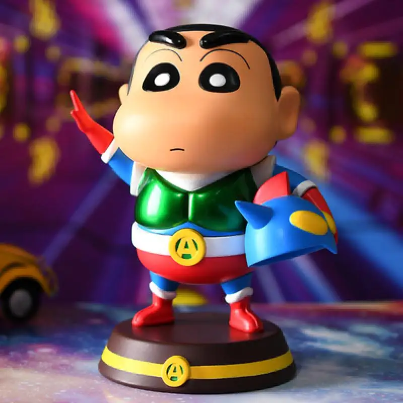 

Японская карандашная статуя Shin-Chan 17,5 см, модель игрушки, кавайное аниме, домашнее Настольное декоративное украшение для детей, подарки