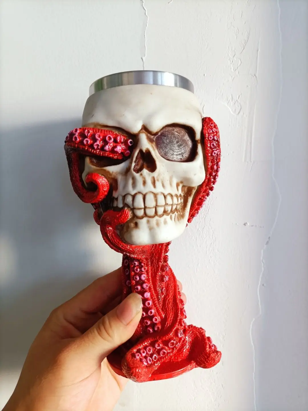 Кружка череп осьминога лепим из пластилина акулу осьминога рыбу клоуна