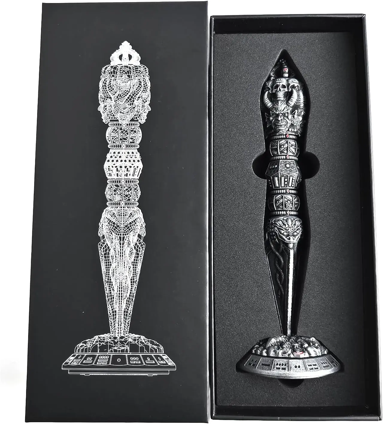 Уникальные кости-палочки для DND Dungeons and Dragons 7-в-1 Металлические кости-спиннеры D20 D12