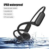 tws bone conduction ipx8 waterproof headphones with mic bluetooth wireless headset sports high quality earphones for smartphone
