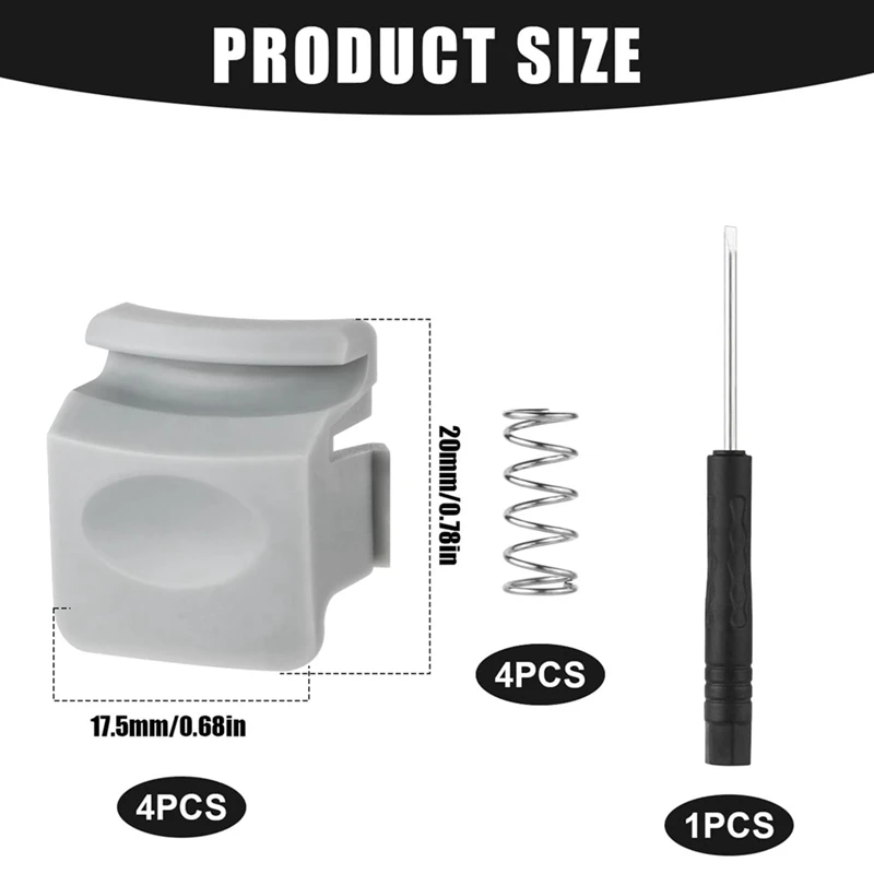 4Pcs Replacement Button For Owala Freesip 24Oz 32Oz Water Bottle Lid Mouth Push Switch Parts