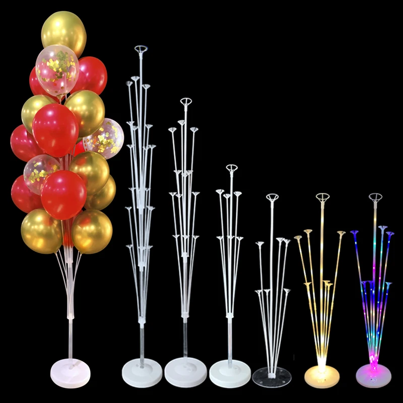 

1Set 19 Tube Balloon Column Holder Balloons Stand Confetti Balloon Kids Birthday Party Baby Shower Wedding Decoration Supplies