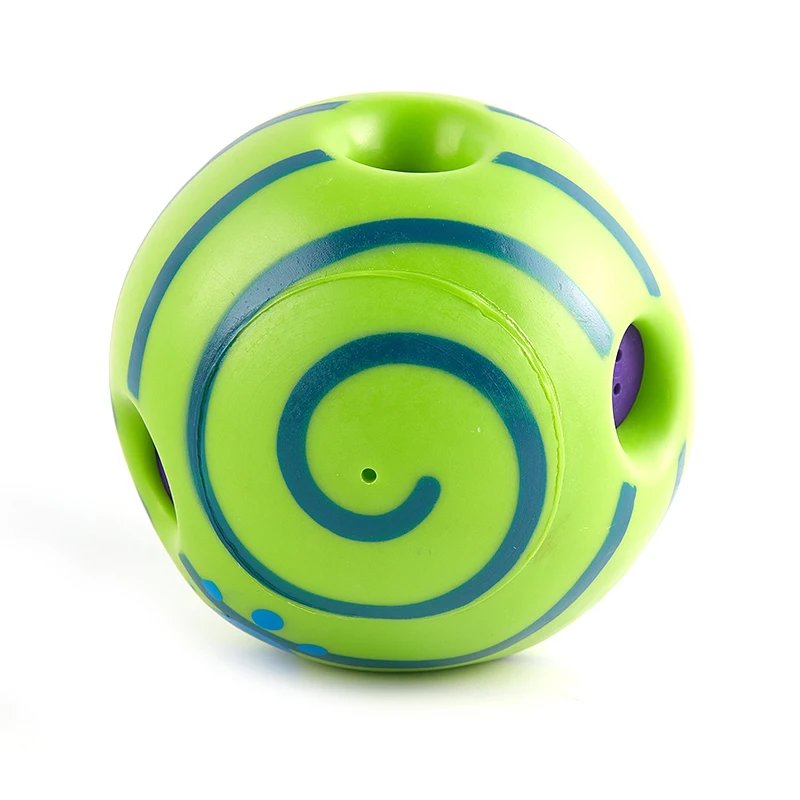 

14 см Wobble Wag Giggle Ball Silicon Jump интерактивная игрушка для собак