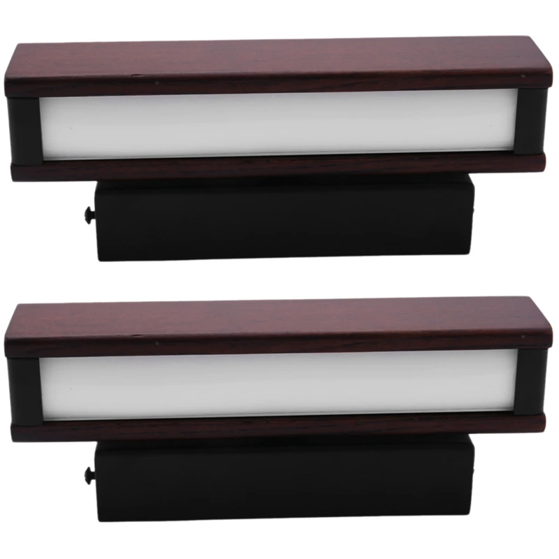

2X Modern Nordic Solid Wood LED Rotated Wall Lamp Bedside Night Light Bedroom Living Room Aisle Sconce Light
