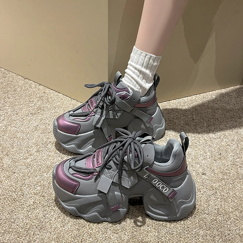 

Sneakers for Women 2023 Hot Sale Spring Autumn Ladies Vulcanize Shoes Fashion Outdoors Non-slip Lace-up Women's Sport Shoes