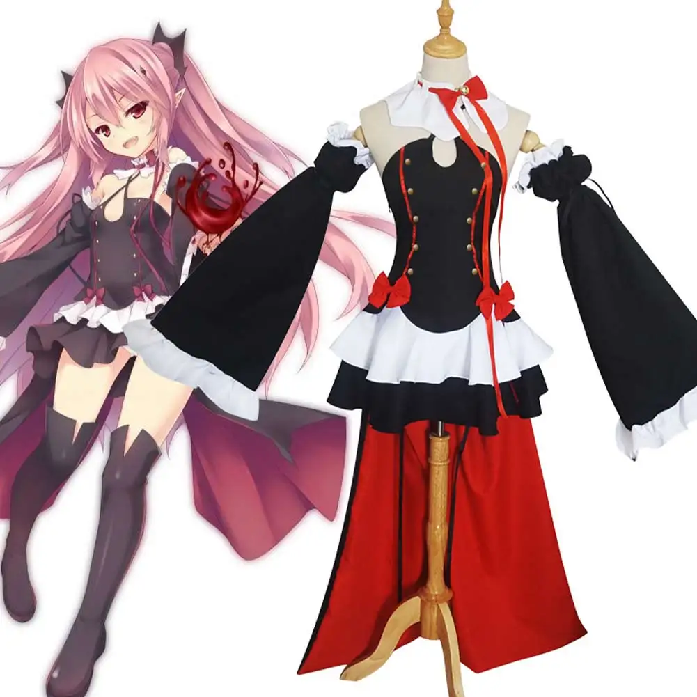 Seraph of the end Krul Tepes костюмы для косплея карнавальный костюм на Хэллоуин взрослых