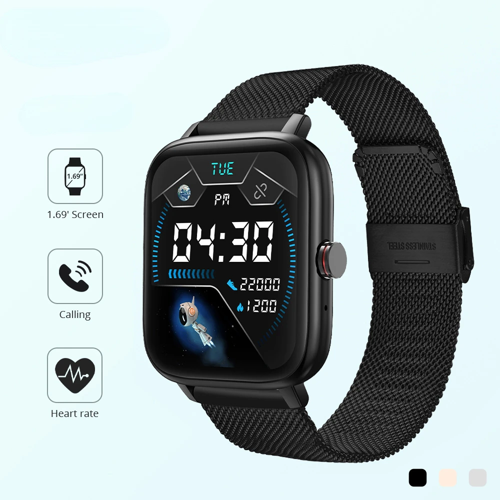 

2023 Bluetooth Answer Call Smartwatch Men P8 Max Smart Watch Women DIY Dial Sleep Tracker for Android iOS Phone