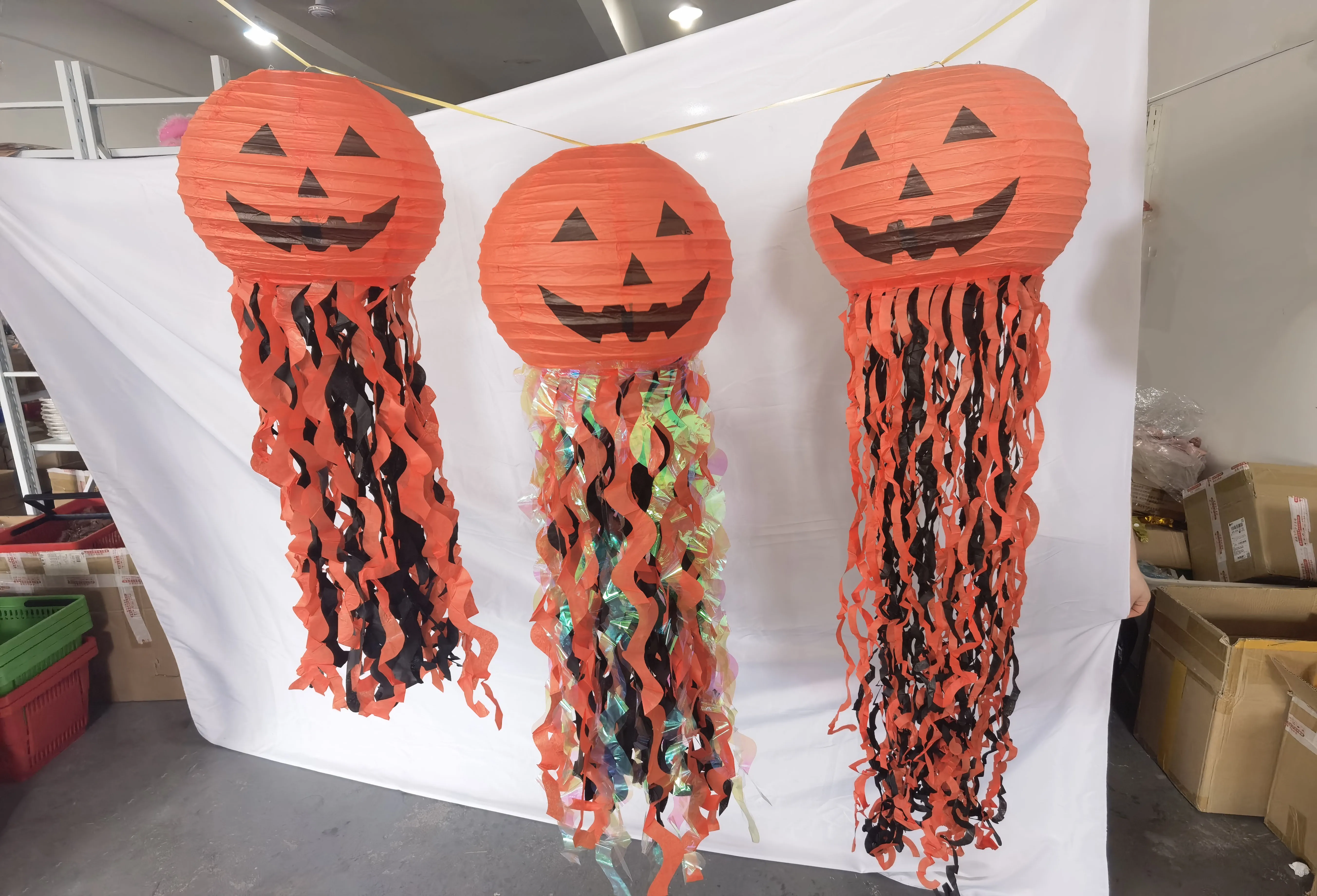 

Pumpkin Head Honeycomb Ball Decor Happy Haloween Party Decor For Home 2022 Pumkin Party Decor Kids Favor Pumpkin Lantern