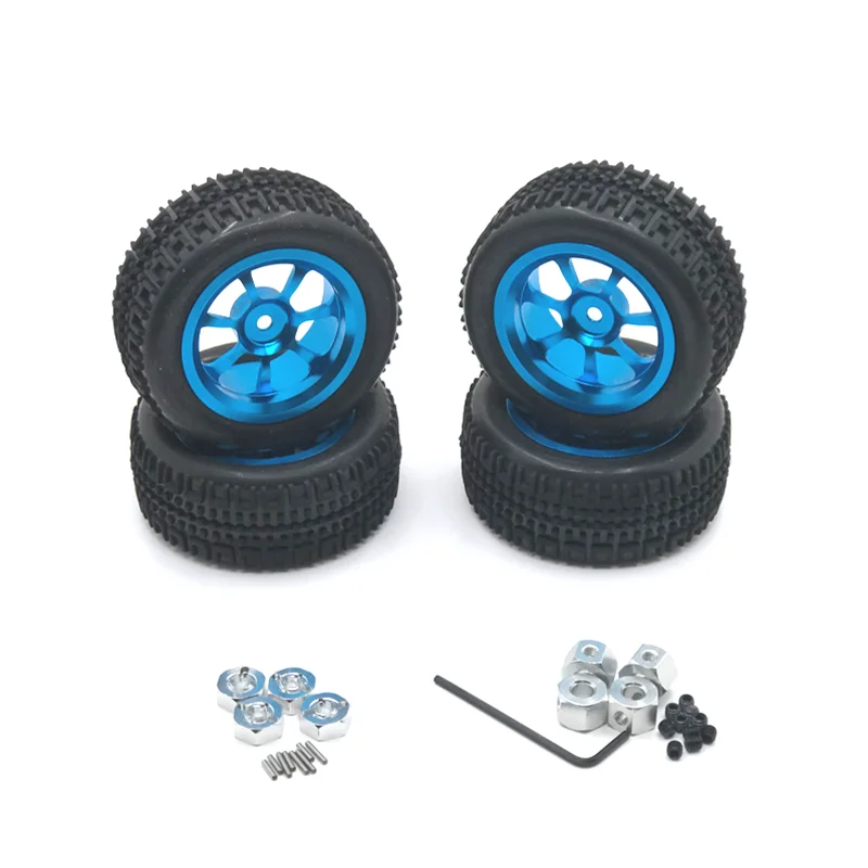 

Metal Upgrade 76mm Wheels Tires For WLtoys WPL MN LC JJRC HengLong 1/12 1/14 1/16 1/18 RC Car Parts