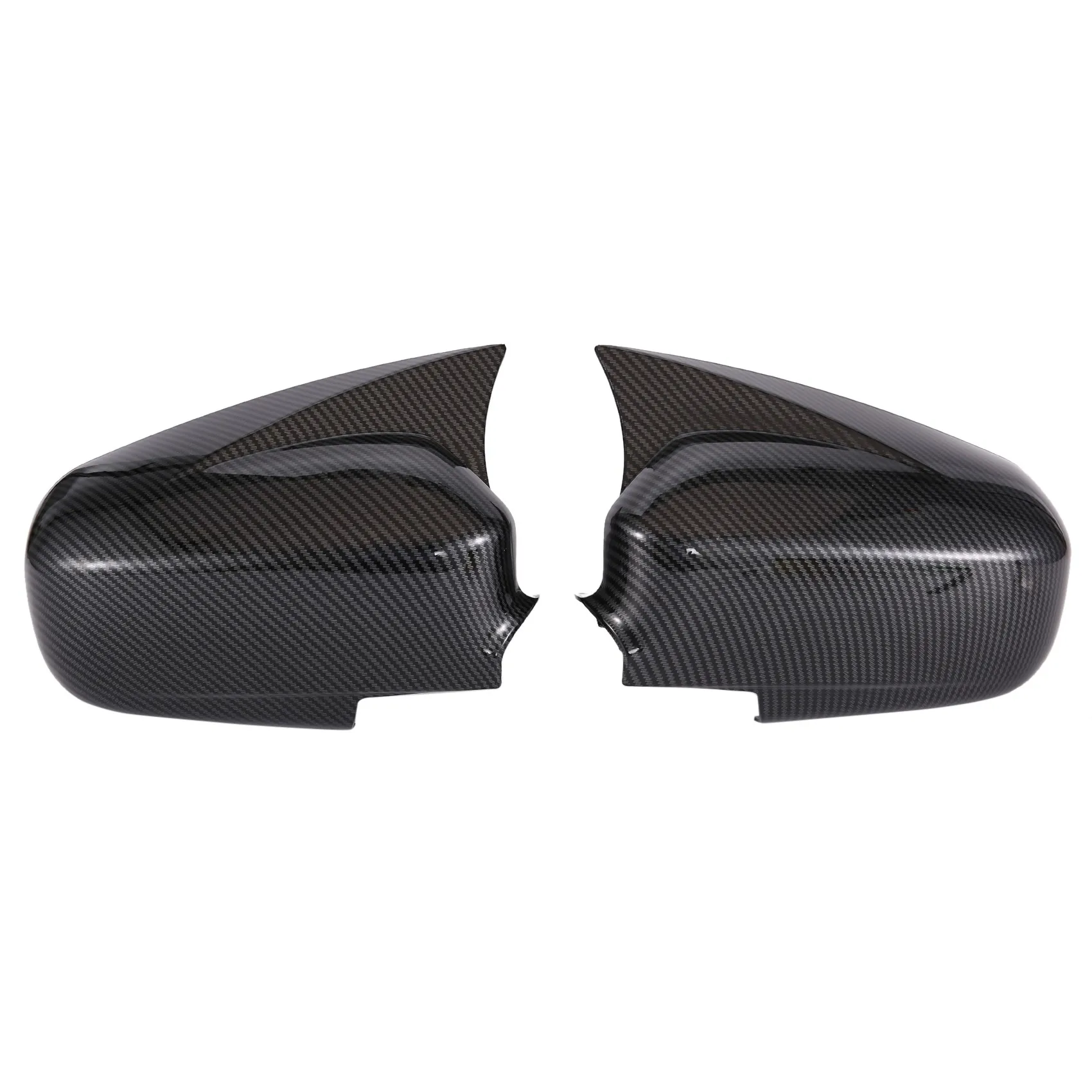 

Car Carbon Fiber Ox Horn Rearview Side Glass Mirror Cover Trim Frame Side Mirror Caps for Honda Civic 2004 2005