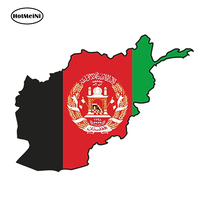 

13cm x 9.75cm Car Styling Decal Afghanistan SILHOUETTE BUMPER DECAL MAP FLAG Car Sticker Waterproof Accessories