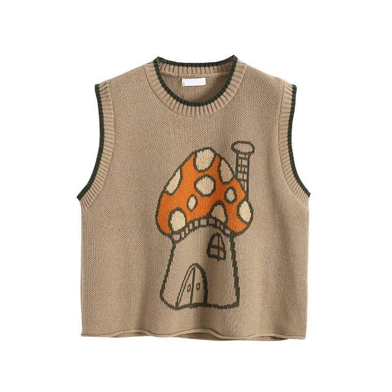 Sweet Japan fashion Design Sense Stacked Sweater vest Doll Collar Long sleeve Shirts Women Spring 2023 New Two-piece Set