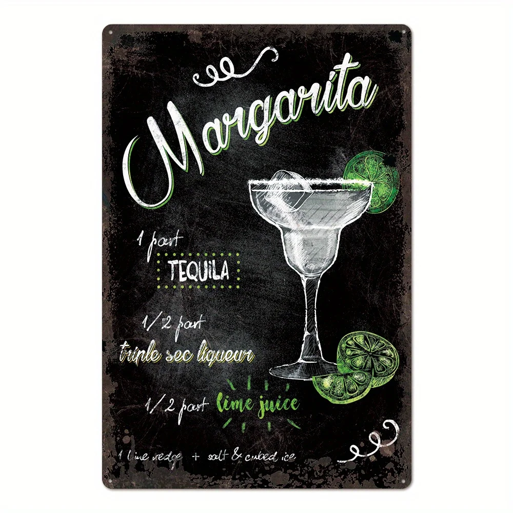 

Metal Tin Sign Funny Cocktail Vintage Plaque Decor, Home Decor, Restaurant Decor, Bar Decor,Cafe Decor Garage Decor,Wall Decor