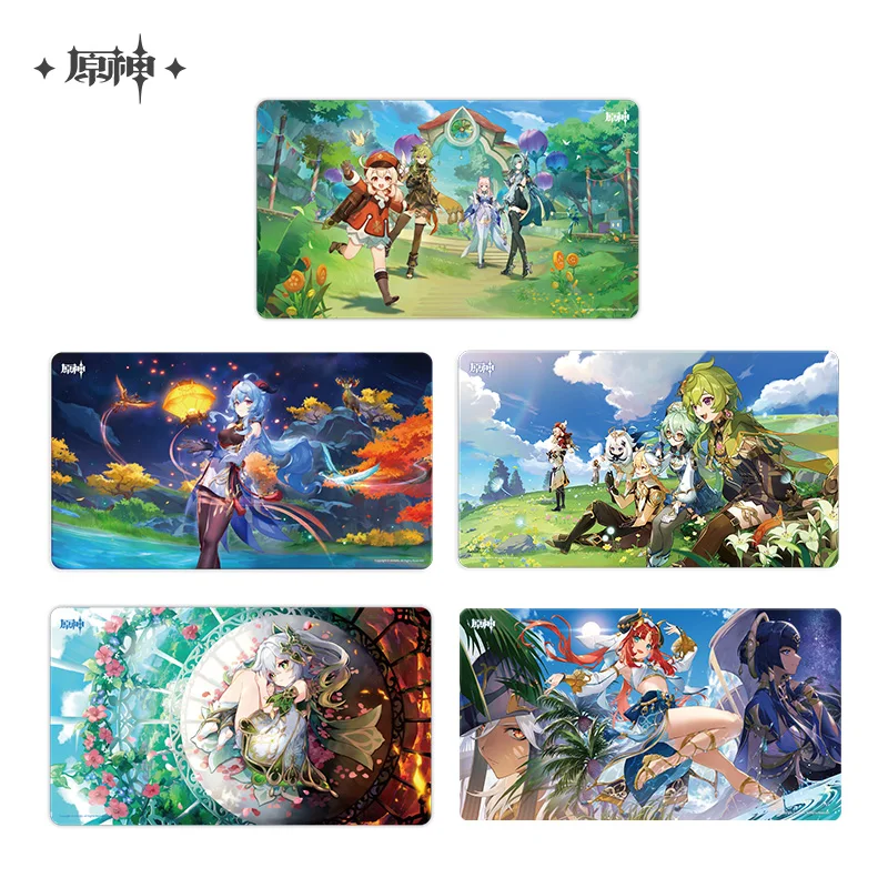 Оригинальный коврик для мыши miHoYo, наушники Genshin Impact Ganyu Xiao, коврик для мыши, компьютерный коврик для клавиатуры, компьютера, коврик для ноутбука