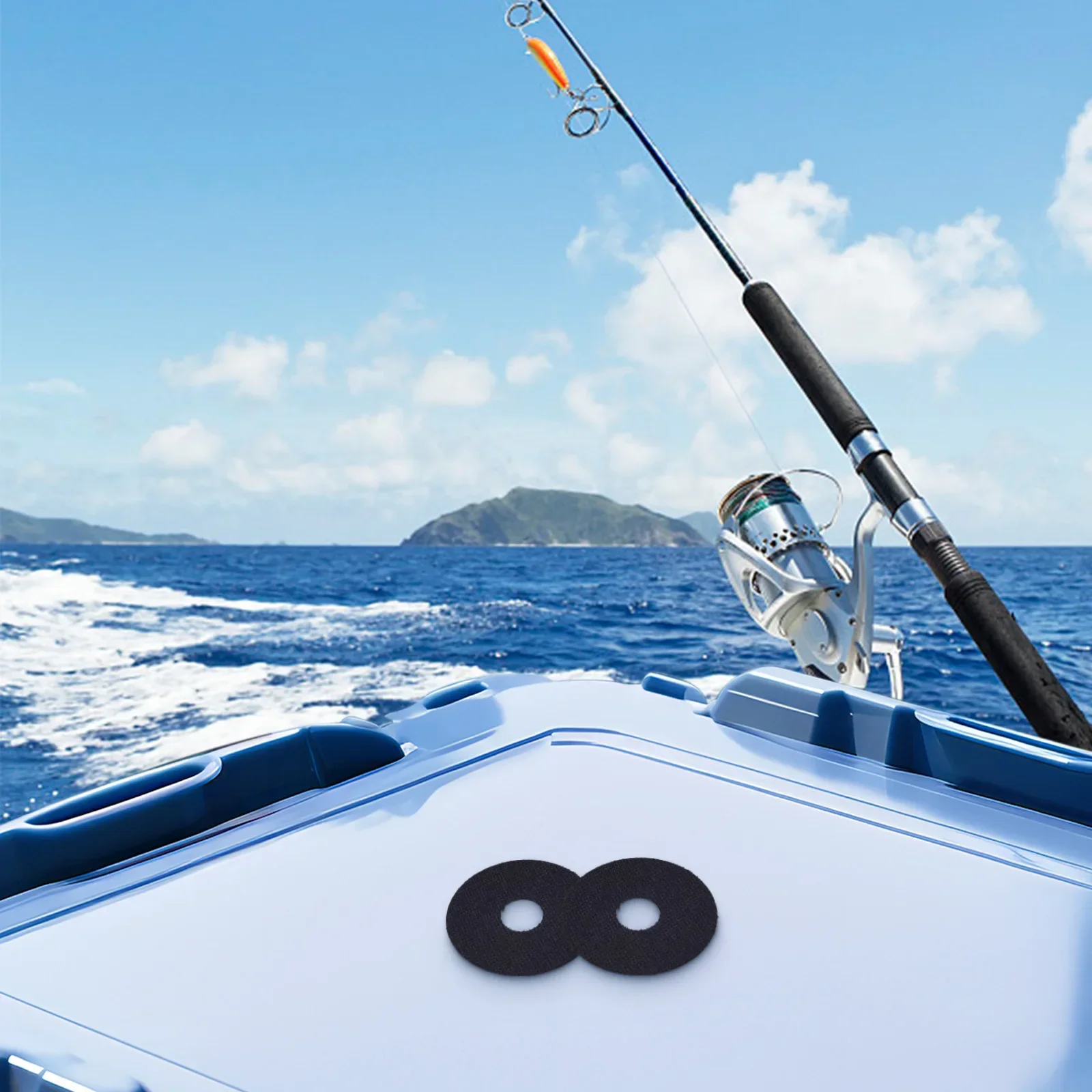 Тормозные колодки для рыболовной катушки из углеродного волокна шайбы