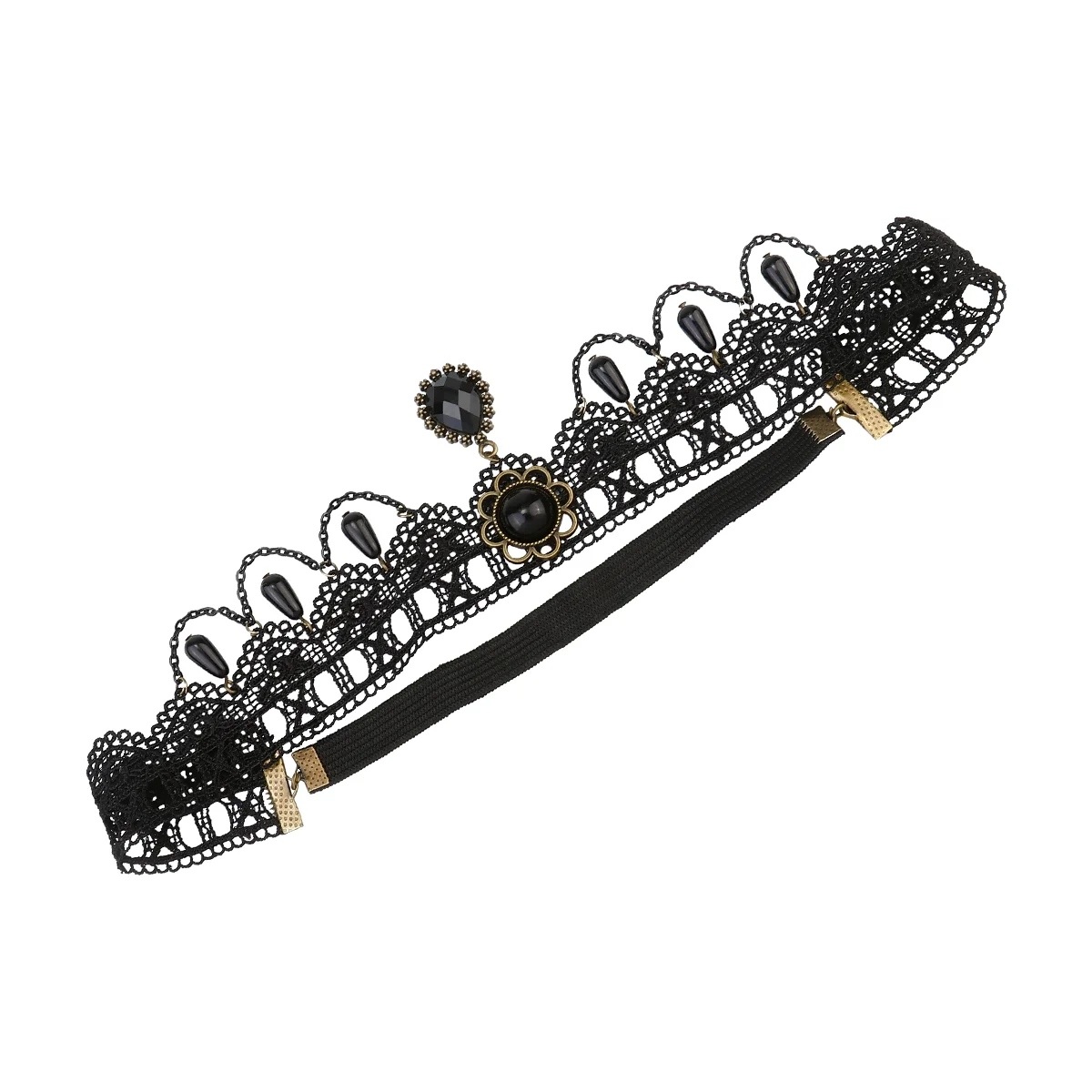 Повязка на голову вампира Oween Hends Fo для женщин кружевные повязки волос Хэллоуин