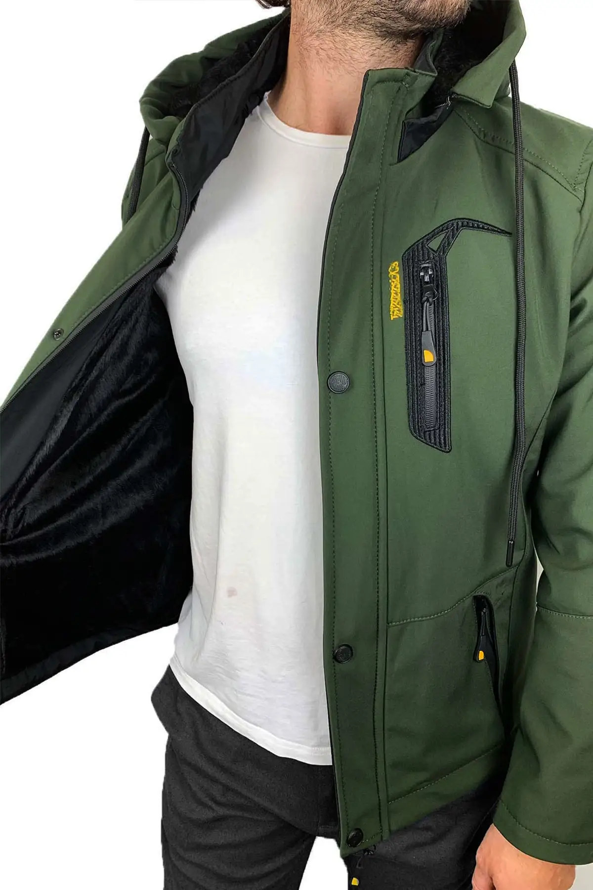 Will Windproof Shoftshell Fur Coat