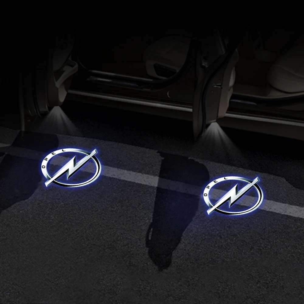 Фото 2 шт. беспроводных HD-проекторов-подсветок для дверей автомобиля с LED-подсветкой для Opel OPC Astra G H J K F Corsa D Zafira B Insignia GTC Adam Mokka №4