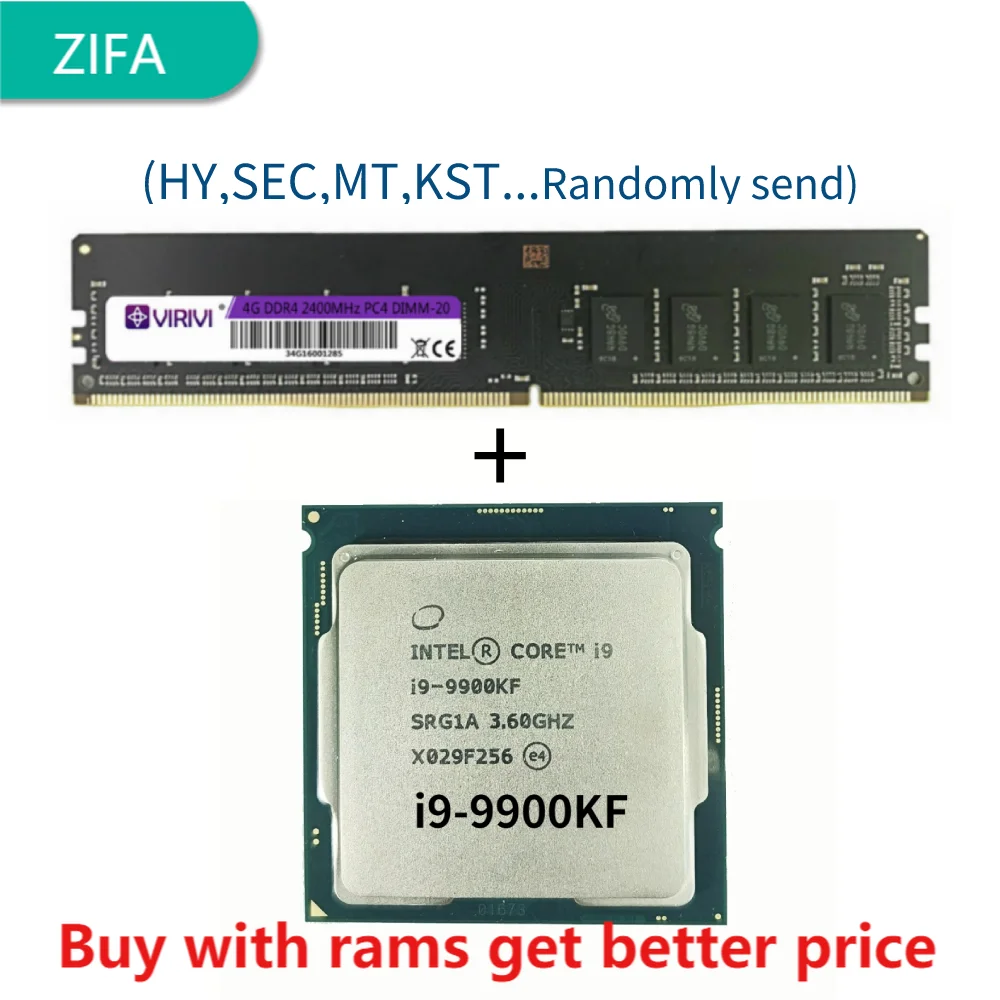 

DDR4 4G 2400 МГц с i9 9900KF 3,6 Гб 16 Мб Центральная розетка 1151 / H4 / LGA1151 14 нм Восьмиядерный процессор