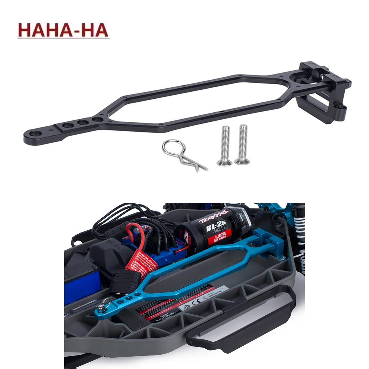 Алюминиевый комплект расширения для удержания батареи Traxxas BL-2S SLASH 4X4 4WD 1/10 детали