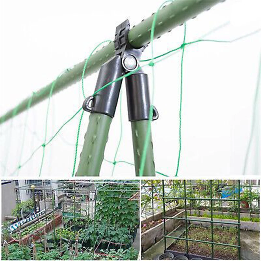 12pcs Plant Support Awning Pillar Accessories Plant Clip Quickly Garden Up Steel Climbing Vine Pipe Plant Support Bracket