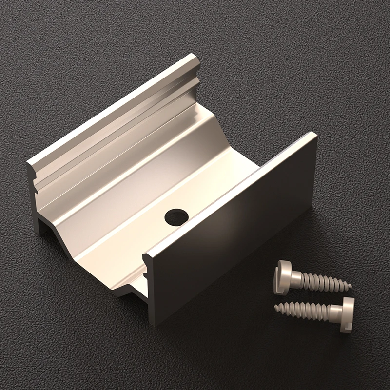 

Aluminum Profile Fixing Clip U-shape Mounting Buckle For Silicone LED Neon Strip Light Lamp Base Holder Bracket Fitting