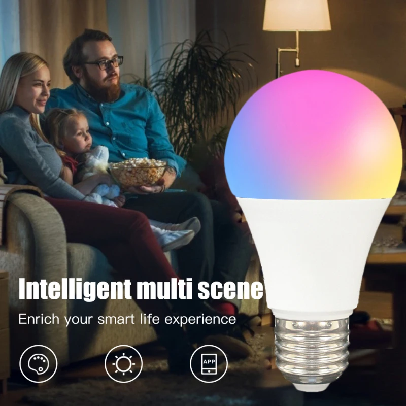 Умная Светодиодная лампа Zigbee E27 с регулируемой яркостью 240 В |