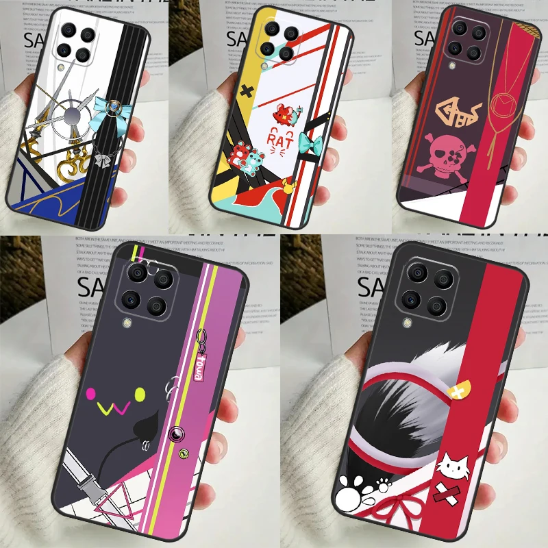 Чехол с аниме Hololive для Samsung Galaxy M55 M15 M13 M33 M53 M20 M30s M31s M12 M32 M52 M11 M51 M14 M34 M54