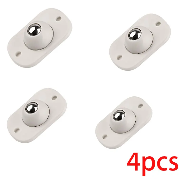 

4/8/12pcs Universal Pulley Adhesive Swivel Casters Universal Trash Can Bottom Wheel Furniture Wheel Trolley Casters Storage Box
