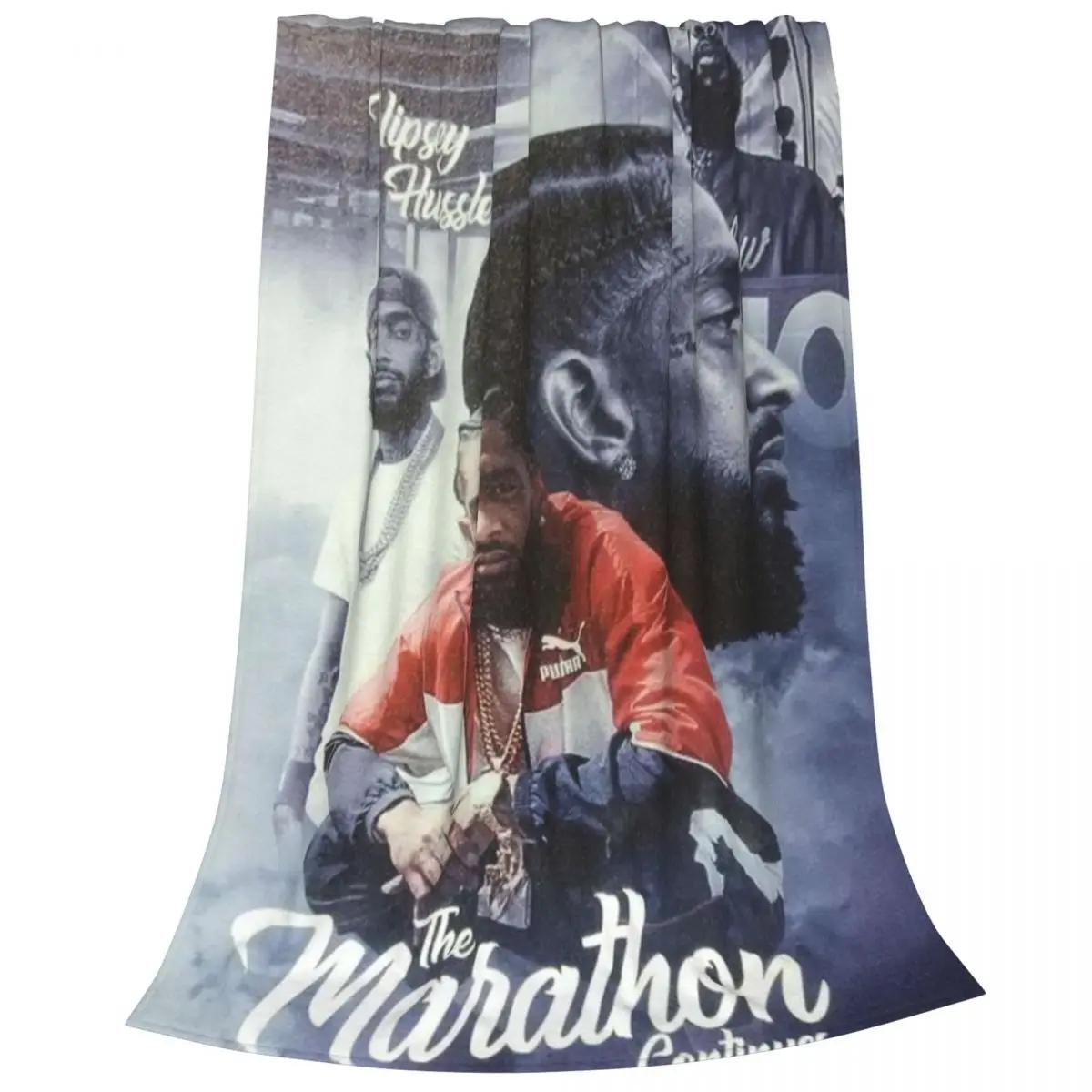 Мягкое весенне-осеннее дышащее одеяло Nipsey Hussles в стиле хип-хоп