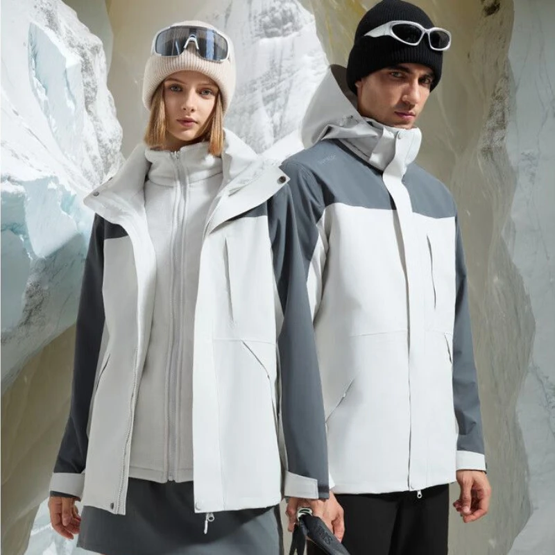 Youpin Supield 2024 пальто три в одном штурмовой костюм альпинистская куртка для мужчин и