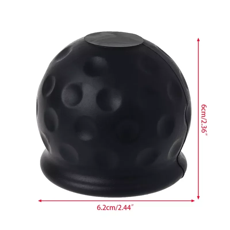 

Black Color Universal 50mm Tow Bar Ball Cover Cap Towing Hitch Caravan Trailer Protect Trailer Couplings and Accessories