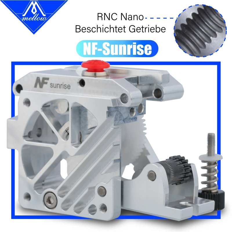Mellow NF RNC-Sunrise V1.1 износостойкий Стандартный экструдер для 3D принтера наполнитель
