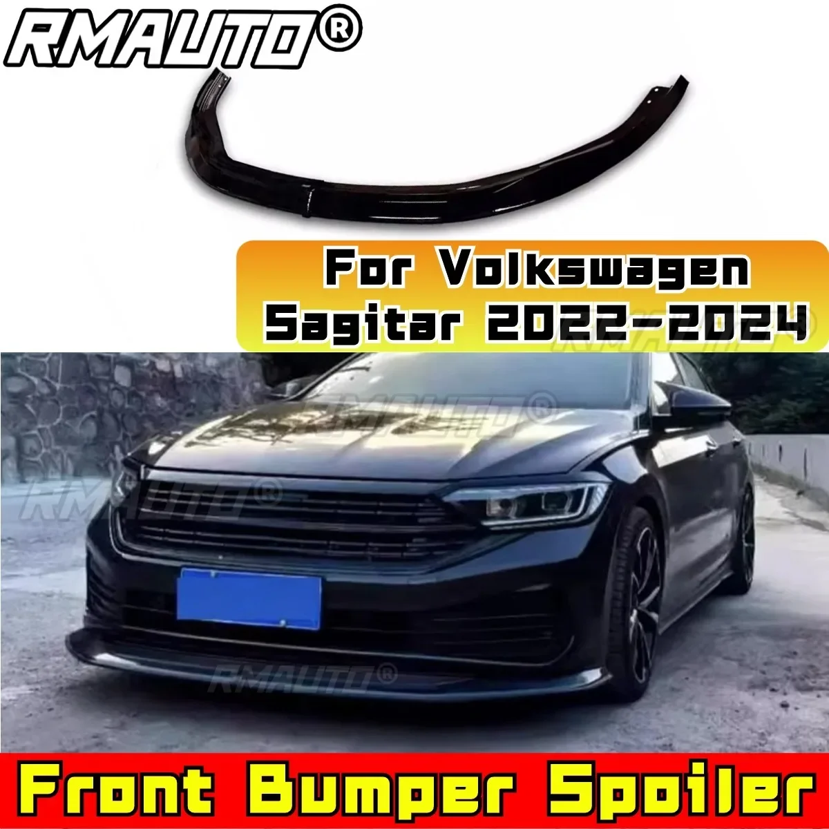 Передний бампер автомобиля Sagitar разделитель губ диффузор спойлер защита бампера