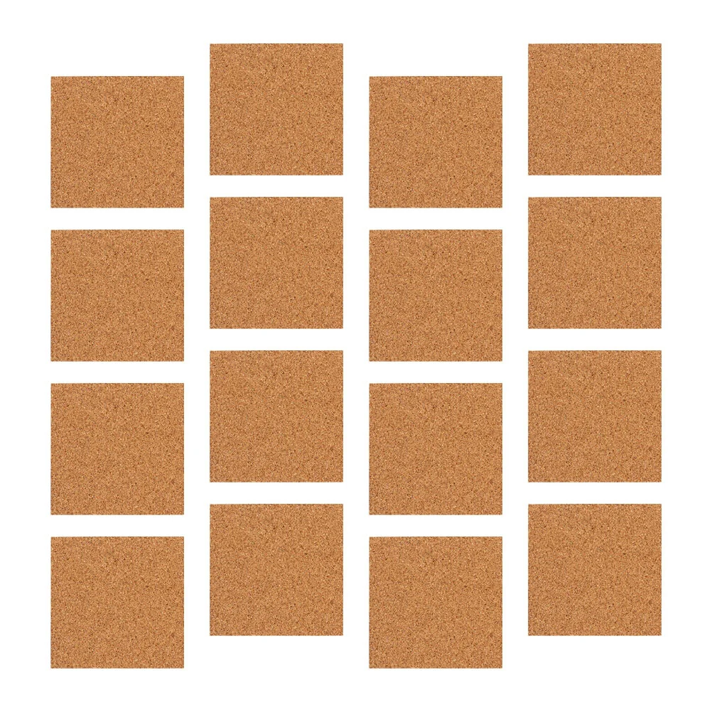 

28Pcs Self-Adhesive Cork Coasters Eco-Friendly Squares Cork Mats Cork Backing Sheets