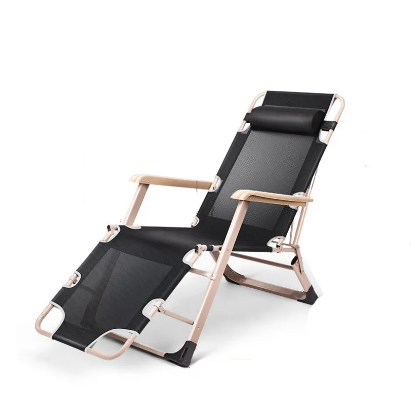 

Beach Chair Recliner Folding Lunch Break Adult Summer Couch Folding Leisure Chair Home Office Lazy Lying Chair chair bed