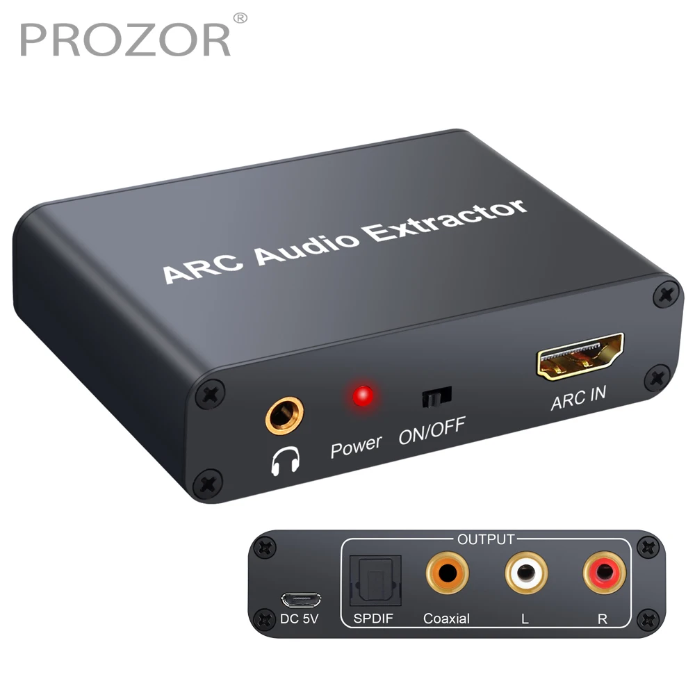 192 кГц ARC аудио адаптер конвертер HDMI вход в SPDIF коаксиальный RCA стерео 3 5 мм