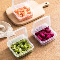 2pcs butter cheese storage box portable refrigerator fruit vegetable fresh keeping organizer box transparent cheese container