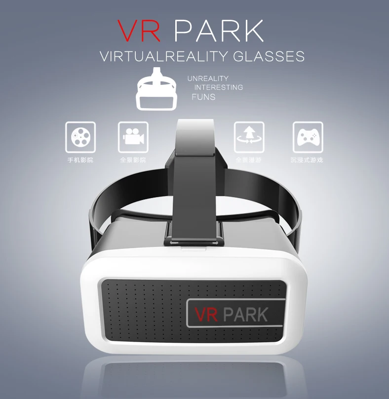

Cheap Price VRPARK V2 VR PLUS Virtual reality 3D Glasses