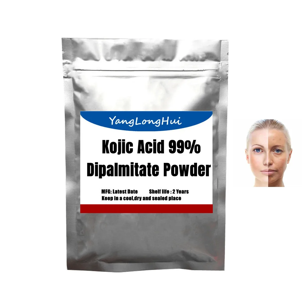 Make-up Raw Material Kojic Acid Dipalmitate Skin Whitening Soap 99% Powder Make Festival Glitter Face Body Gel Cream Serum