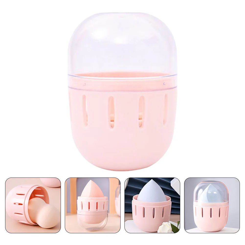 

Sponge Makeup Case Organizer Storage Box Holderportablestand Travel Puff Rack Egg Powder Drying Support