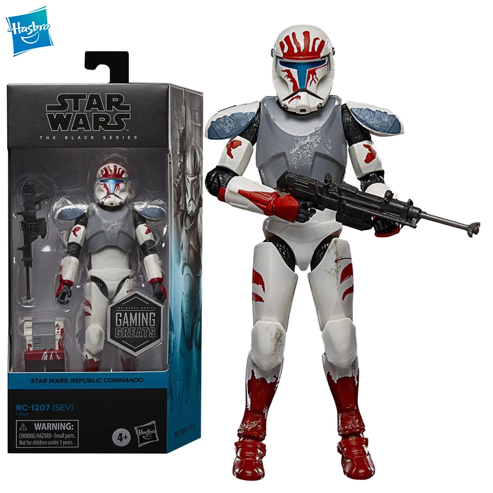 

Hasbro Star Wars The Black Series Star Wars Gaming Greats RC-1207 (Sev) Sniper 6-Inch Action Figure Collectible Model Gift Toy
