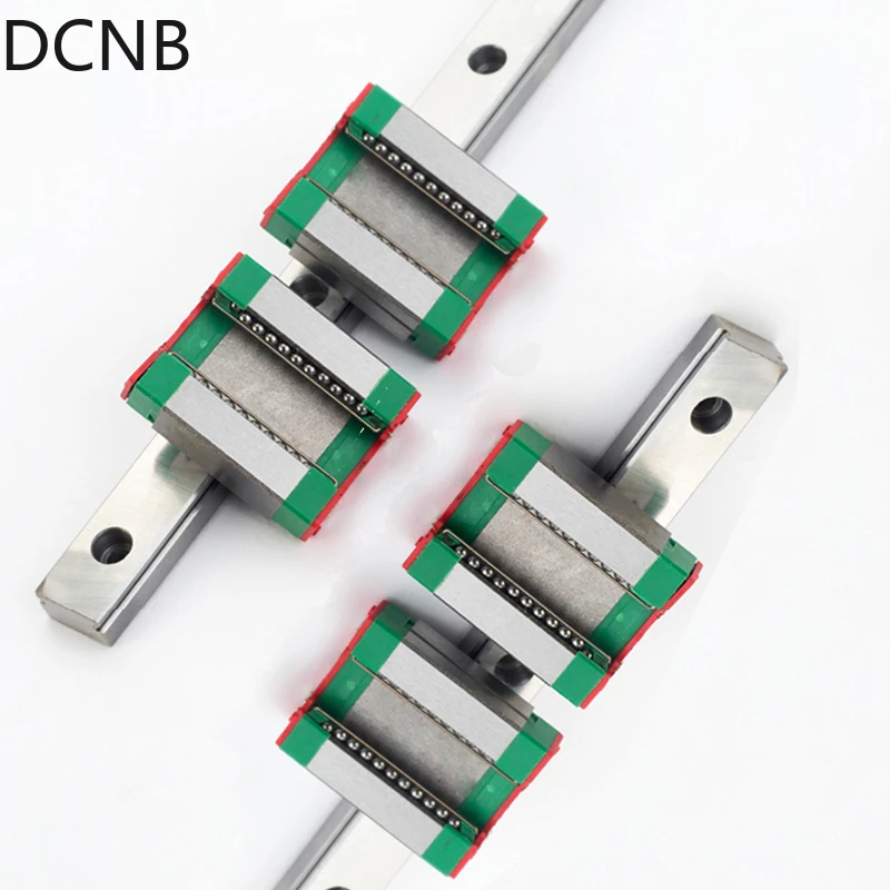 

MGN9 MGN12 MGN15 MGN7 Miniature Linear Rail Slide 2pcs MGN Linear Guide+4pcs MGN Carriage 400 500 550 600 800mm CNC 3D Printer