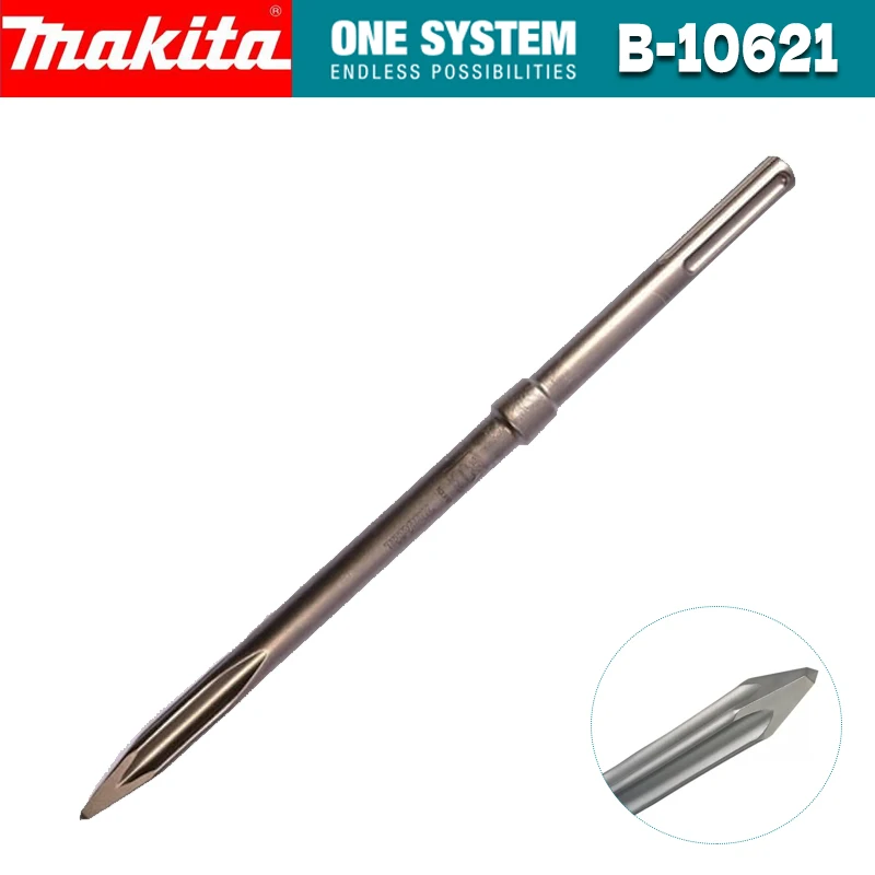 

Наконечник MAKITA, долото SDS с максимальным хвостовиком Bull Point 400 мм, аксессуары для ударной дрели CHISEL B-10621