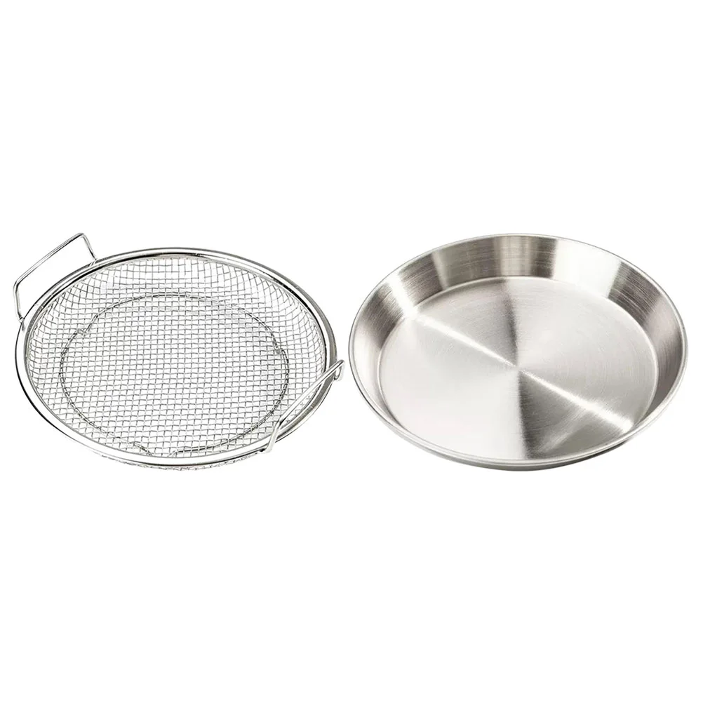 

Fried Snack Dish Fruits Storage Tray Food Container Stainless Steel Dessert Plate