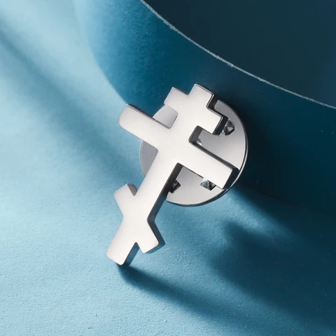 Dawapara Ортодоксальный крест из нержавеющей стали