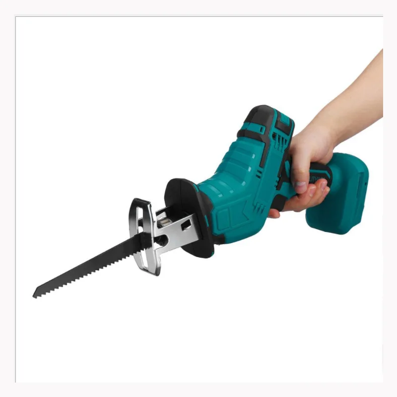 

88V Cordless Reciprocating Saw Handsaw Sabre Saw Multifunction Saw For Metal Wood Pipe Cutting Saw Belt 4 Blades Kit Brand New