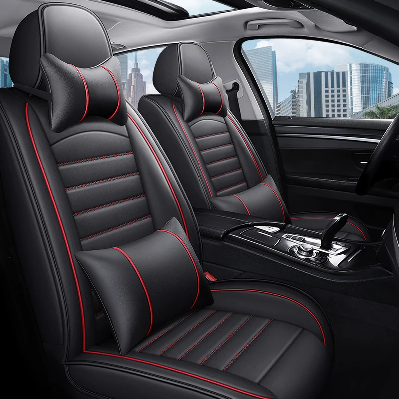 Чехол из искусственной кожи на автомобильное сиденье для VOLKSWAGEN Polo Atlas Jetta Bora Eos Sharan